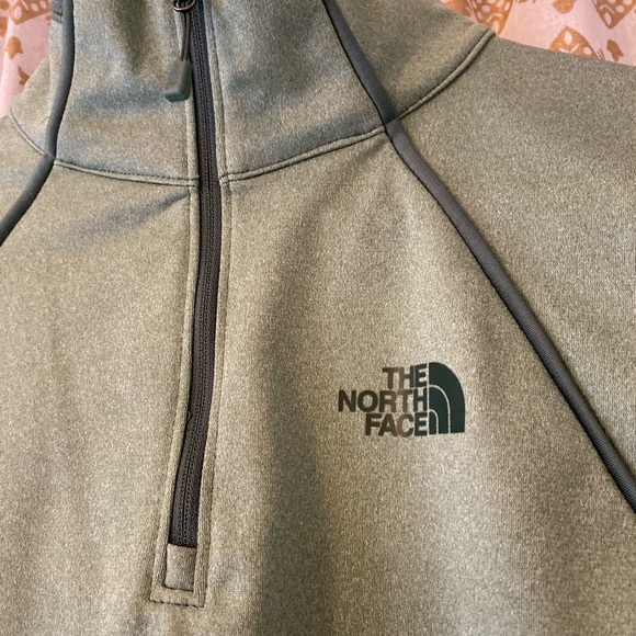 Green North Face Half-Zip (Size S/P) - Picture 2 of 4